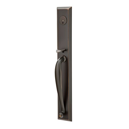 Emtek Oil Rubbed Bronze Handleset 4425HEUS10B 4425HEUS10B